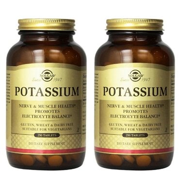 솔가 칼륨 250정 2개 Solgar Potassium 22614