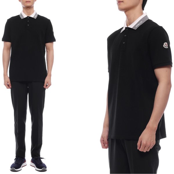 [부산점] 25SS 남성 로고 자수 폴로 반팔티셔츠 (8A00025 89A16 999 25S)