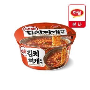하림 양푼김치찌개라면 컵 102g