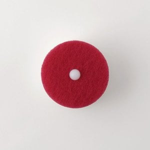 그린에버메디신 일본 마나 벽면 흡착스펀지 도넛 모양 수세미 레드 / K676WR