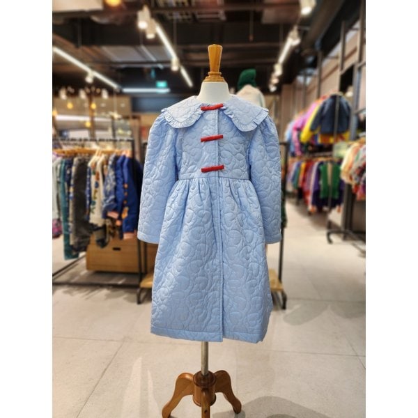 [파주점] 리틀그라운드(SK)테일스쿱-패딩프릴카라롱드레스 74C14404014