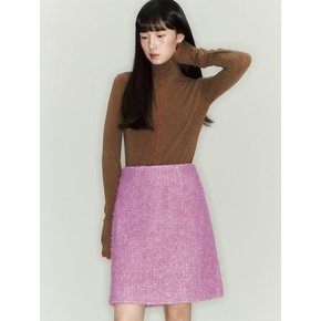 Star Candy Wool Skirt_purple