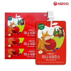 [서울우유] 아침에주스 미니 사과주스 100ml 30팩