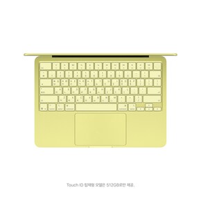 맥북네오 (A18 Pro) 8GB 256GB 영어키보드 시트러스- Z1TQ0000F