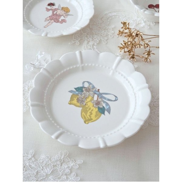 (원형접시M) 레몬