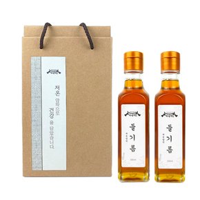 저온압착 들기름 300ml 2병 선물세트