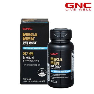 NS홈쇼핑 [GNC] 메가맨 원 데일리 멀티비타민 앤 미네랄 (60정)_50837[29200007]