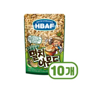 바프 멸치아몬드 구운양파맛 견과류안주 100g x 10개