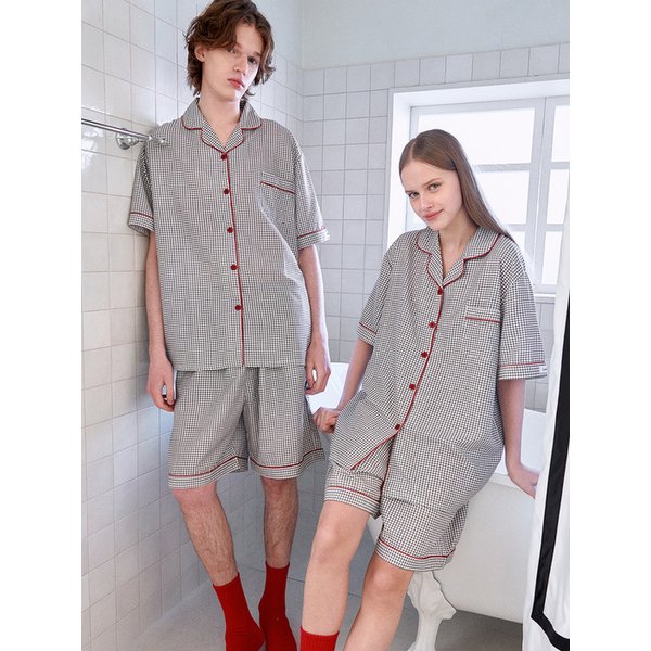 데이즐 반팔 잠옷 파자마 세트