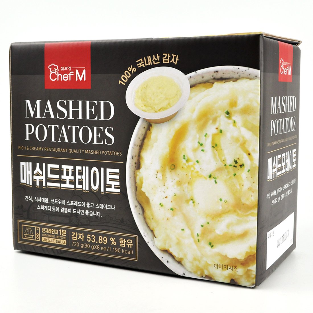 코스트코 100% 국내산 감자로 만든 쉐프엠 냉장 매쉬드 포테이토 720G(90G X 8개입) 아이스박스+아이스팩 무료, 이마트몰,  당신과 가장 가까운 이마트