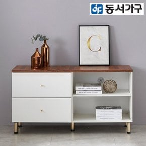 NEW 코펜 멀바우 서랍형 높은 거실장 1200 DF642226