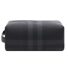 25SS 남성 체크 트래블 파우치백 (8070279 CHARCOAL 25S)