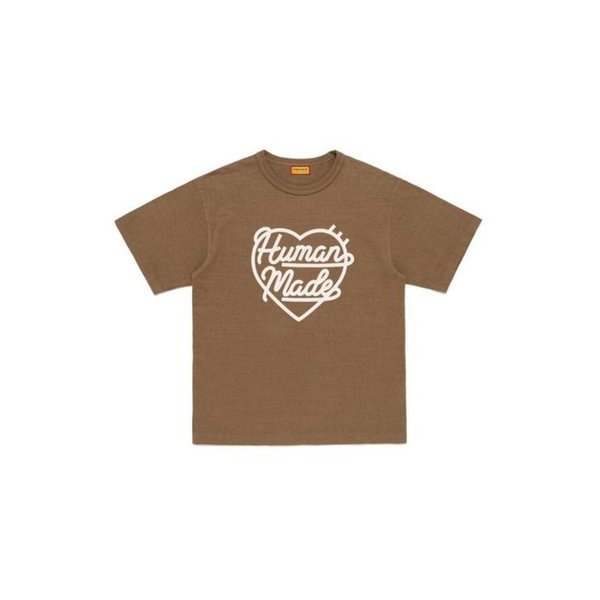26SS 휴먼메이드 반팔 티셔츠 HM31CS045 OLIVE DRAB DOM