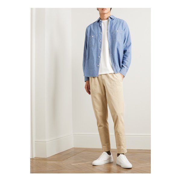 남성 코튼 저지 티셔츠 화이트 1647597319800178