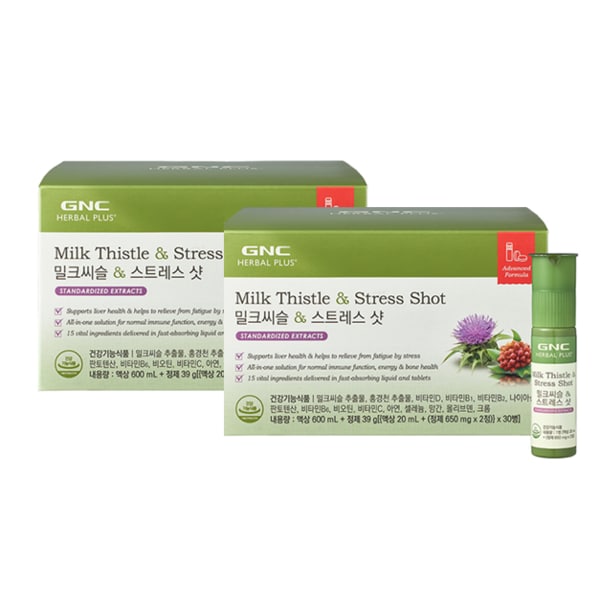 밀크씨슬 & 스트레스 샷 2개 세트 (30병x2BOX)