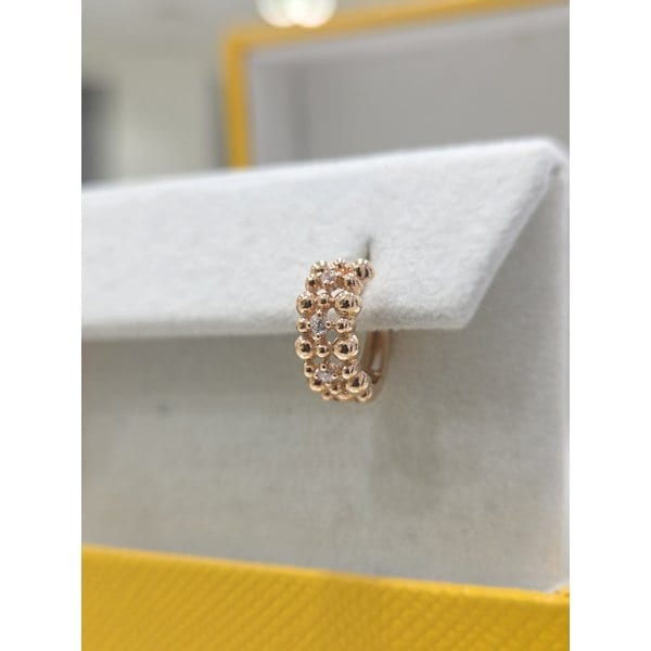 [파주점] [루앙쥬P] 화이트큐빅 볼(Ball) 귀걸이 PG 14k 250100394