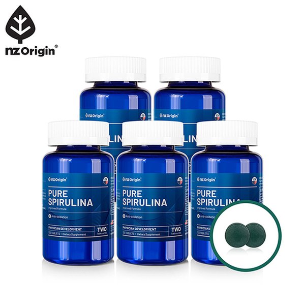 [공식][3+2] 퓨어 스피루리나 120정 (1일 2정/총 30개월분)