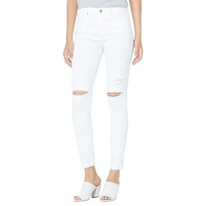 이스퀘어 3688242 True Religion Halle High-Rise Destroy in Optic White