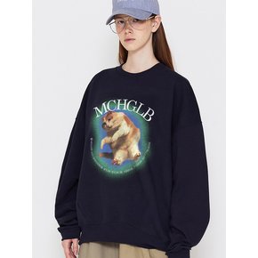 JUMP KITTEN SWEATSHIRT(NAVY)