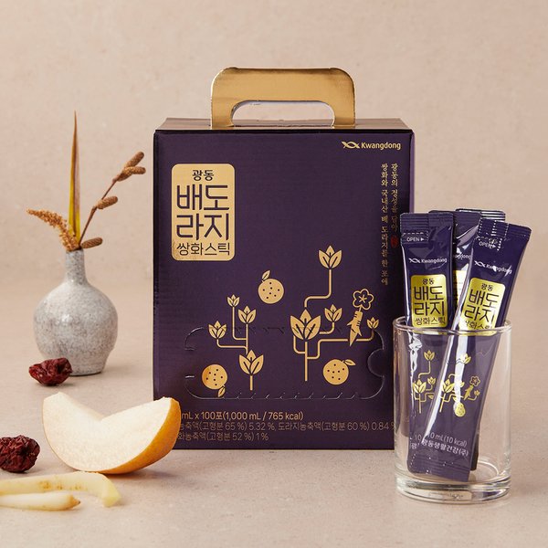 [광동] 배도라지쌍화스틱 100포 1박스 1,000ml