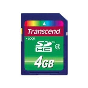 (트랜센드) SDHC CLASS4 4GB, 정품