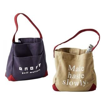 ONOFF 3209191 골프 목토 가방 OQ0217 면 토트 백 라운드 백ONOFF Tote Bag TA3260428