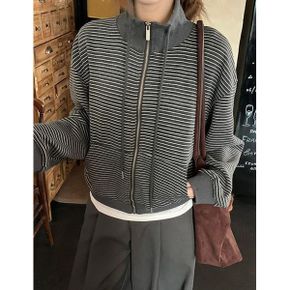스트라이프 하이넥 후드 점퍼 G6FJP022P_P438559149