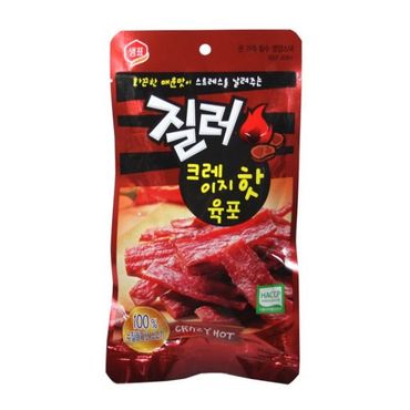 제이큐 간편한 샘표식품 맛있는 질러(크레이지핫육포)70g