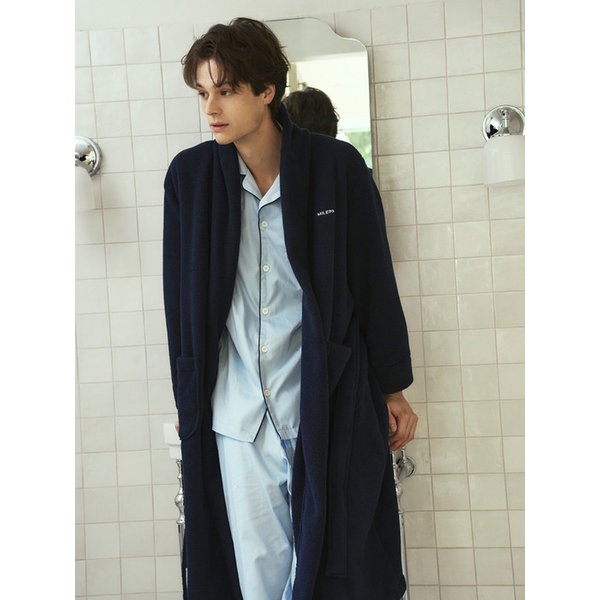 Men fleece robe_2 color
