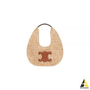 셀린느 24 CLASSIC PANIER HOBO BAG IN RAFFIA AND CALFSKIN (112772EYR 02NT) (클래식