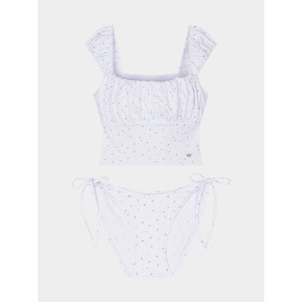 KISYNING Frosty Ruched Bikini (Bloomy)
