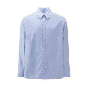 남성 오버사이즈 자수포인트 셔츠 L BLUE
