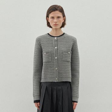 나인(Atelier Nain) 나인 HAILEY TWEED KNIT CARDIGAN CD2134SG