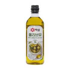 백설 압착 올리브유 900ml 1개 / 엑스트라버진 올리브오일