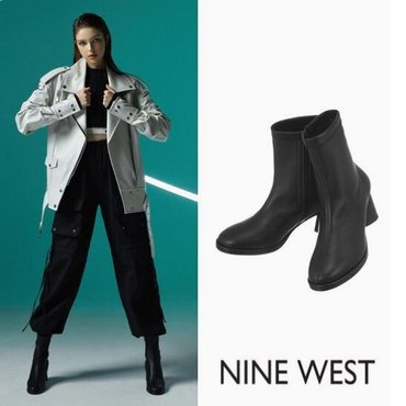 NINE WEST 나인웨스트 양가죽 스트레치 앵클부츠(6.5cm) NW503