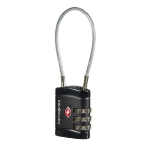 CABLELOCK 3 DIAL TSA 케이블 자물쇠 BLACK