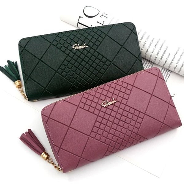 엄마 지폐지갑 동전수납 손지갑 지갑선물 지갑 (WFE2430)