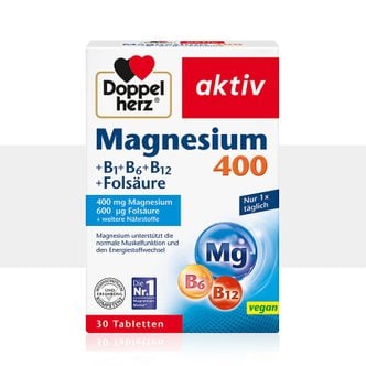  [해외직배송] 도펠헤르츠 액티브 마그네슘 400 Doppelherz Magnesium 400