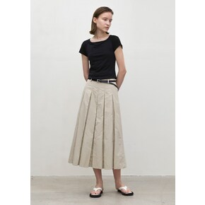 (SK-4925)ESSENTIAL PLEATS SKIRT