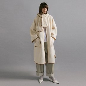 JEN reversible cape coat [vanilla]