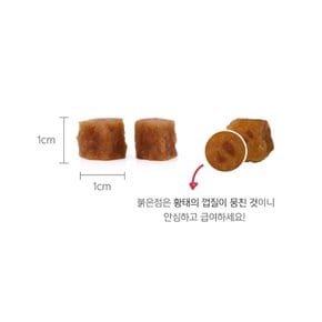 뷰인더펫 강아지간식 대용량 말랑 큐브 황태 1kg