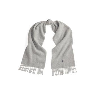 폴로 랄프 로렌 여성 프린지 트림 울 스카프(WAPOSCV0J320331020)