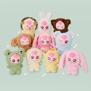 미니 하츄핑 애니멀 서프라이즈 플러시 키링(랜덤1종)