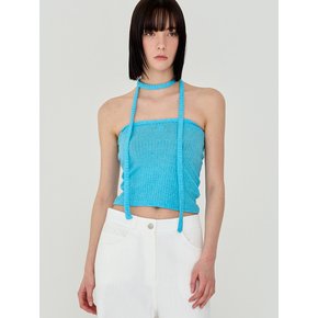 LOGO STRAP TUBE TOP (BLUE)