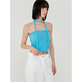 LOGO STRAP TUBE TOP (BLUE)