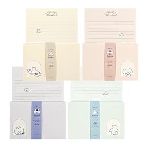1000 보바 창문 편지지 편지봉투 8개 세트 [N4택배]