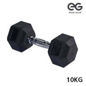 기어 EG 고무 육각 아령 10 kg