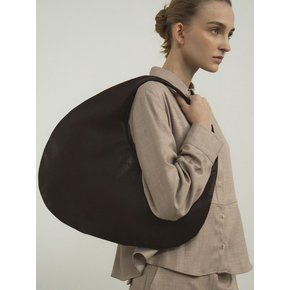 Pebble Shoulder Bag - Rich Brown