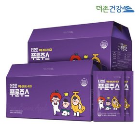 더조은 푸룬 바나나 사과 푸룬주스 80ml 30팩 2박스