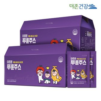 더존건강 더조은 푸룬 바나나 사과 푸룬주스 80ml 30팩 2박스